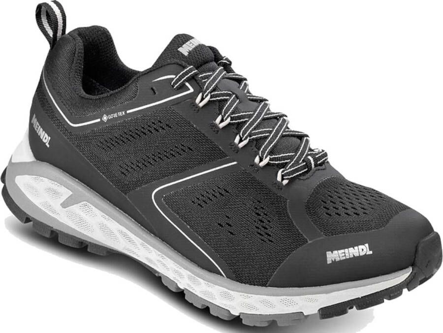 Meindl Power Walker 2.0 Wandelschoen Heren waterdichte lage wandelschoenen Schwarz Silber