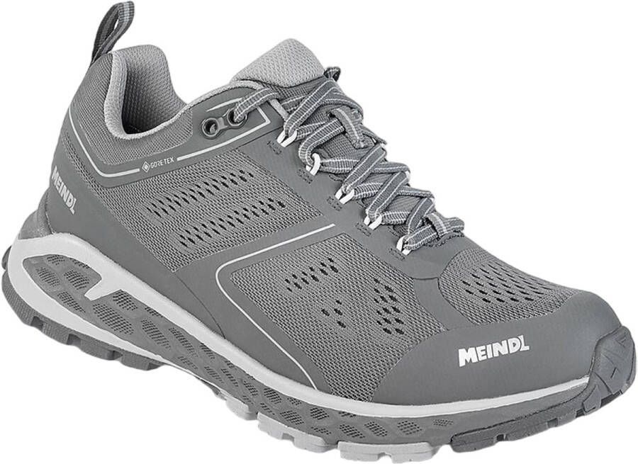 Meindl Power Walker Lady 2.0 Wandelschoen Dames synthetische lage wandelschoenen Grau Silber