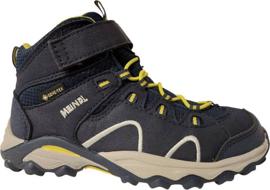 Meindl Wandelschoen Lucca Junior Mid GTX 2106 68 Donkerblauw Geel