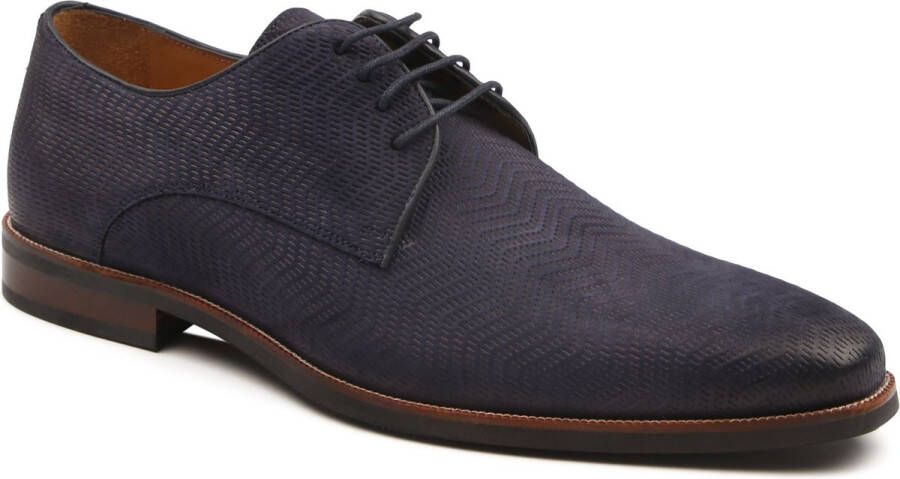 Melik Schoen Derby Canad Navy Heren Nette schoenen