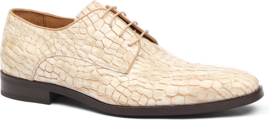 Melik Schoen Gevenes Beige Nette schoenen