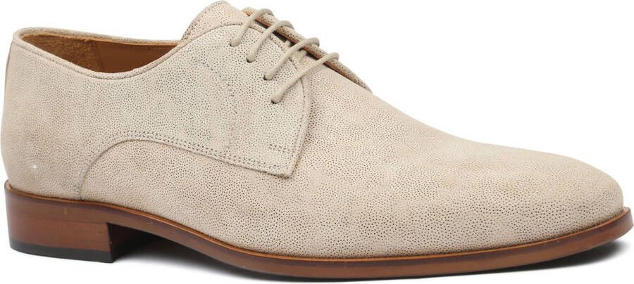 Melik Schoen Perla Suede Beige Heren Nette schoenen