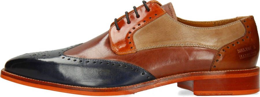 Melvin & Hamilton Schoenen met perforatie Jeff 14 met leren binnenzool