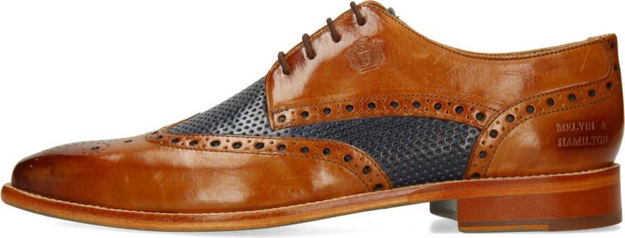 Melvin & Hamilton Schoenen met perforatie Martin 15 plantaardig gelooid