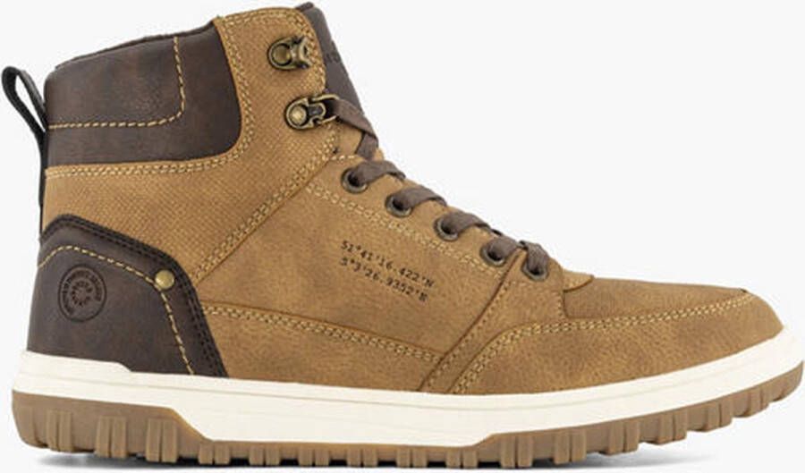 Memphis One Bruine hoge sneaker - Foto 2