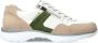 Mephisto Comfortabele Rollende Wandelsneaker Beige Wit Multicolor Heren - Thumbnail 1