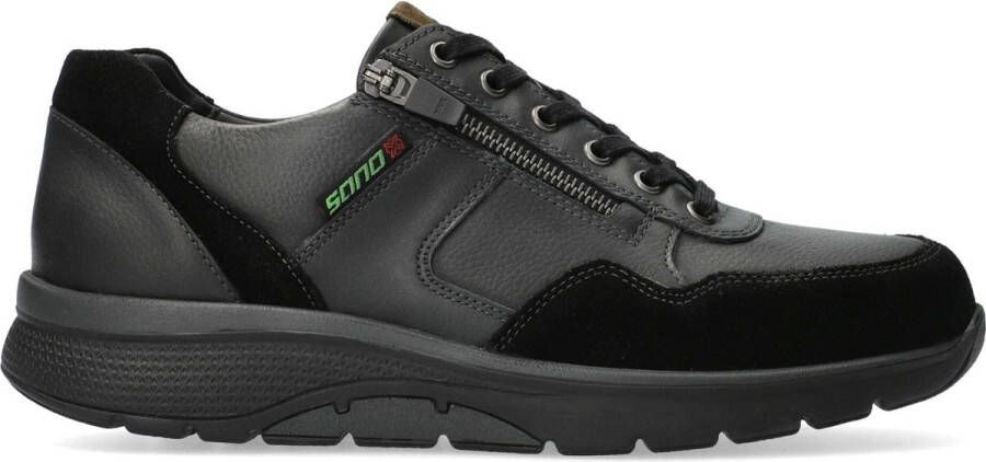 Mephisto Sano Amory heren rollende wandelsneaker zwart