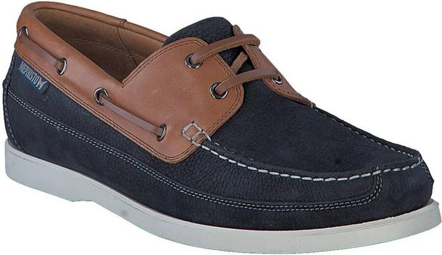 Mephisto Boating heren veterschoen blauw