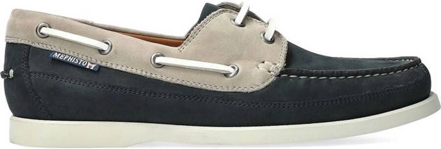 Mephisto Boating heren veterschoen blauw