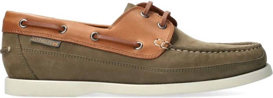 Mephisto Boating heren veterschoen groen