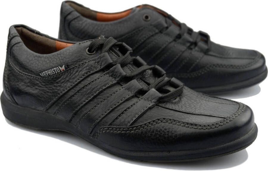 Mephisto Bolton Heren Veterschoen Zwart Black Heren