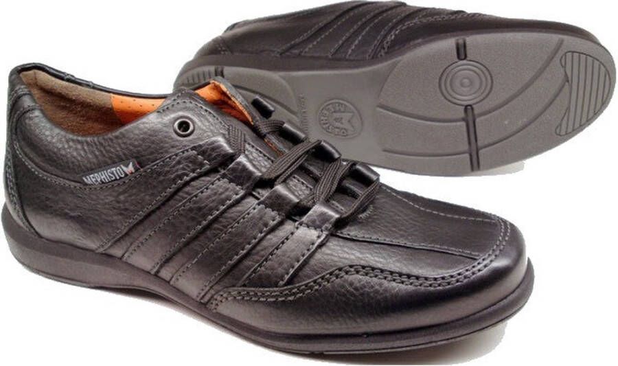 Mephisto Bolton Heren Veterschoen Zwart Black Heren