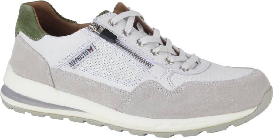 Mephisto BRADLEY CasualHeren sneakersHeren veterschoenVrije tijdsschoenen Wit beige