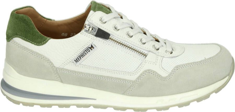 Mephisto BRADLEY CasualHeren sneakersHeren veterschoenVrije tijdsschoenen Wit beige