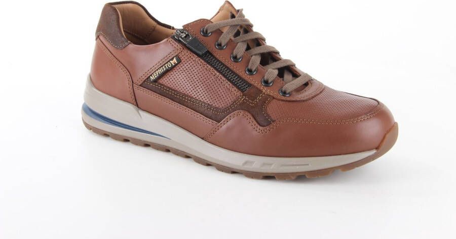 Mephisto BRADLEY RANDY CasualHeren sneakersHeren veterschoenVrije tijdsschoenen Cognac