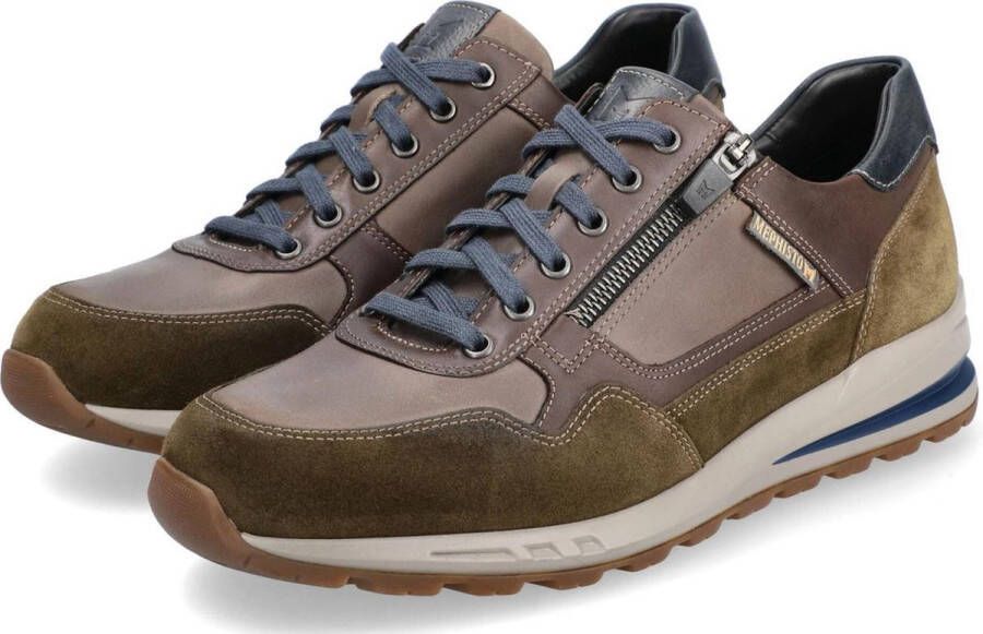 Mephisto Handgemaakte Bradley Sneaker met Soft-Air Middenzool Green Heren