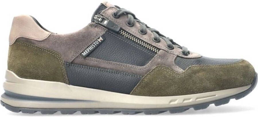 Mephisto Handgemaakte Bradley Sneaker met Soft-Air Middenzool Green Heren