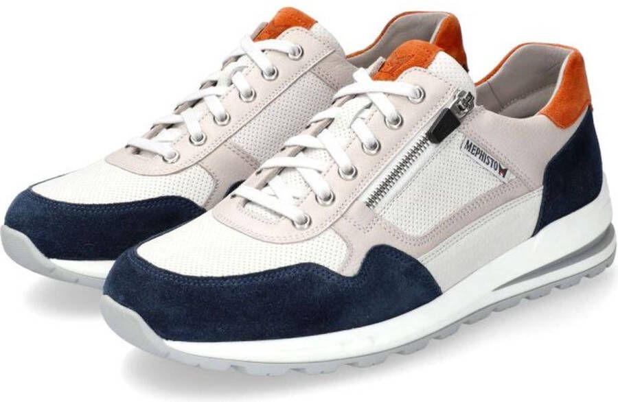 Mephisto Stijlvolle Bradley Sneaker voor Heren White Heren - Foto 1