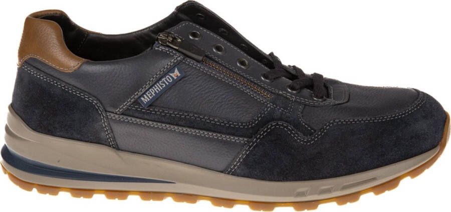 Mephisto BRADLEY RANDY Volwassenen Heren sneakersHeren veterschoenVrije tijdsschoenen Blauw