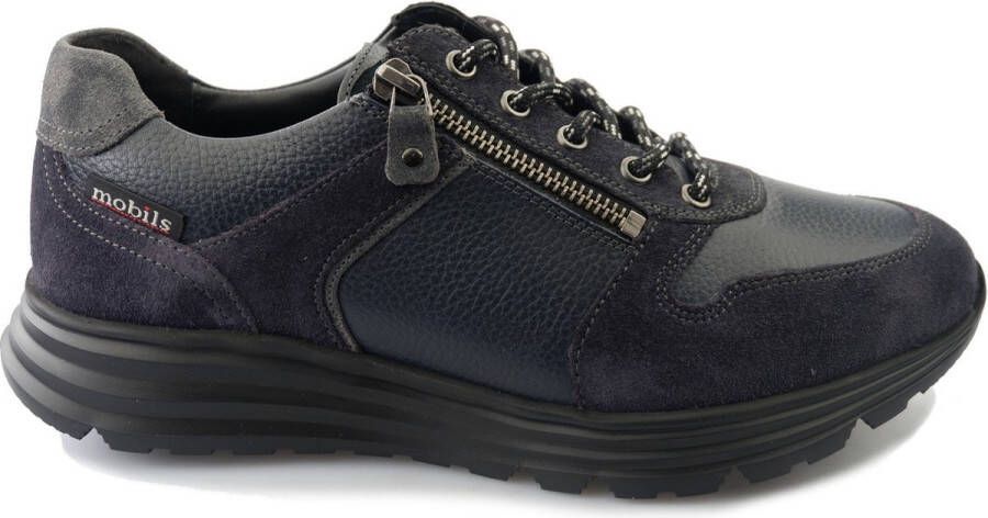 Mephisto Trendy en Ultralichte Herensneaker Blue Heren