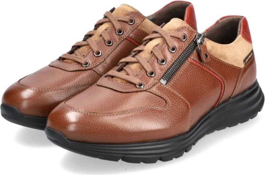 Mephisto Brayan Heren Sneaker Hazelnootbruin leer Brown Heren