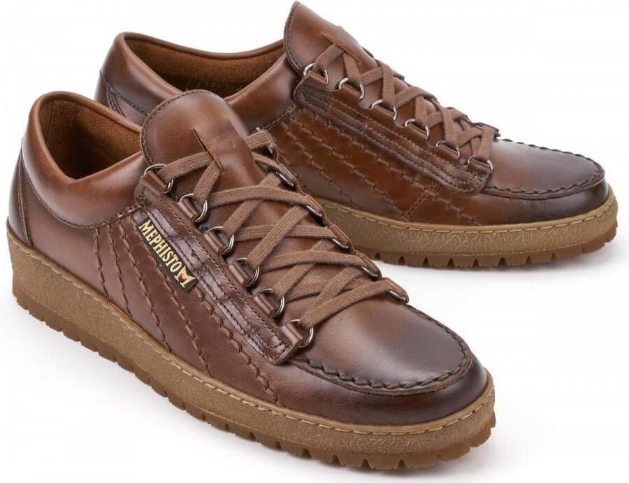 Mephisto RAINBOW HERITAGE Volwassenen Heren sneakersVrije tijdsschoenen Kleur: Cognac