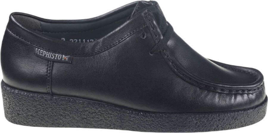 Mephisto Stijlvolle Veterschoen voor Dames Black Dames