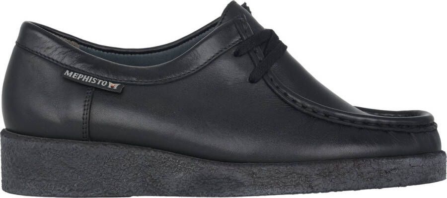 Mephisto Stijlvolle Veterschoen voor Dames Black Dames