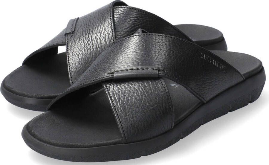 Mephisto Klassieke heren slip-on sandaal Black Heren