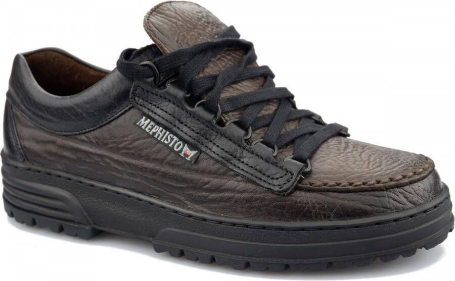 Mephisto Casual Heren Veterschoen Donkerbruin Brown Heren