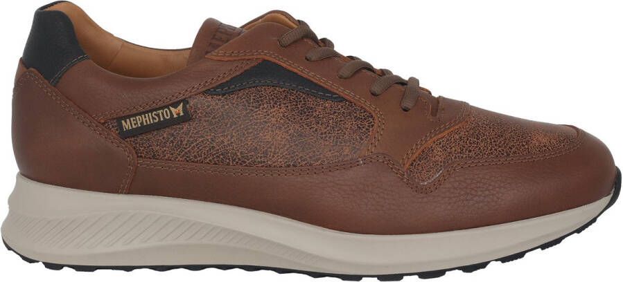 Mephisto Bruine Heren Sneaker Stijlvol Schoeisel Brown Heren