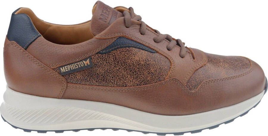 Mephisto Comfortabele Heren Sneaker Davis Brown Heren