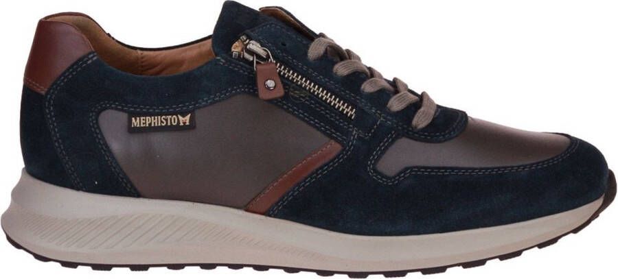 Mephisto DINO VELSPORT CasualHeren sneakersHeren veterschoenVrije tijdsschoenen Blauw