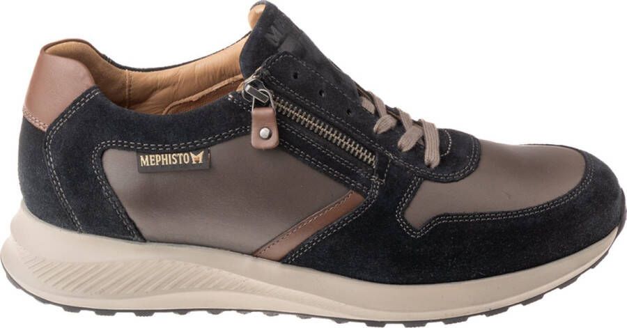 Mephisto DINO VELSPORT CasualHeren sneakersHeren veterschoenVrije tijdsschoenen Blauw