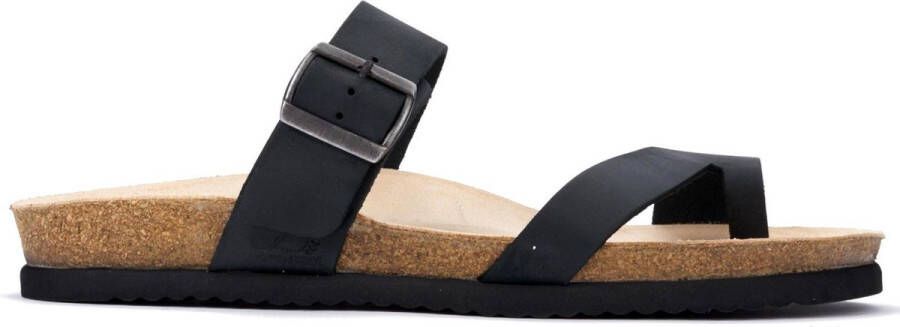 Mephisto DOUGLAS NATURE Heren Teenslipper Zwart