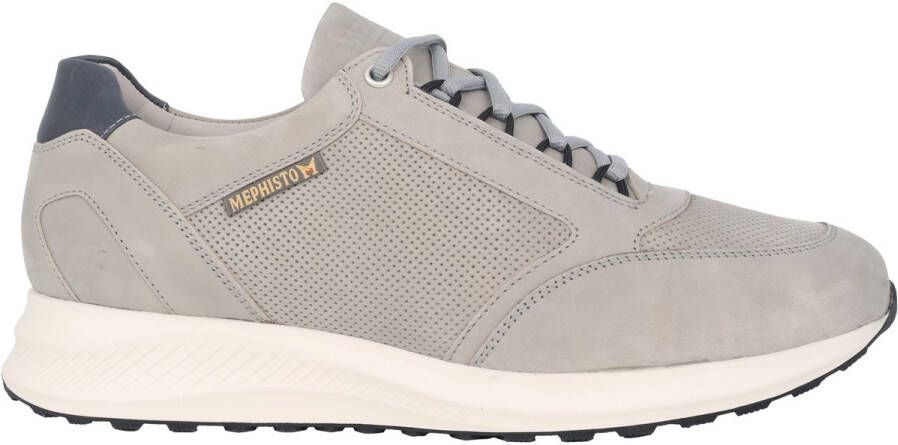 Mephisto Grijze Heren Sneaker met Schokdemper Gray Heren