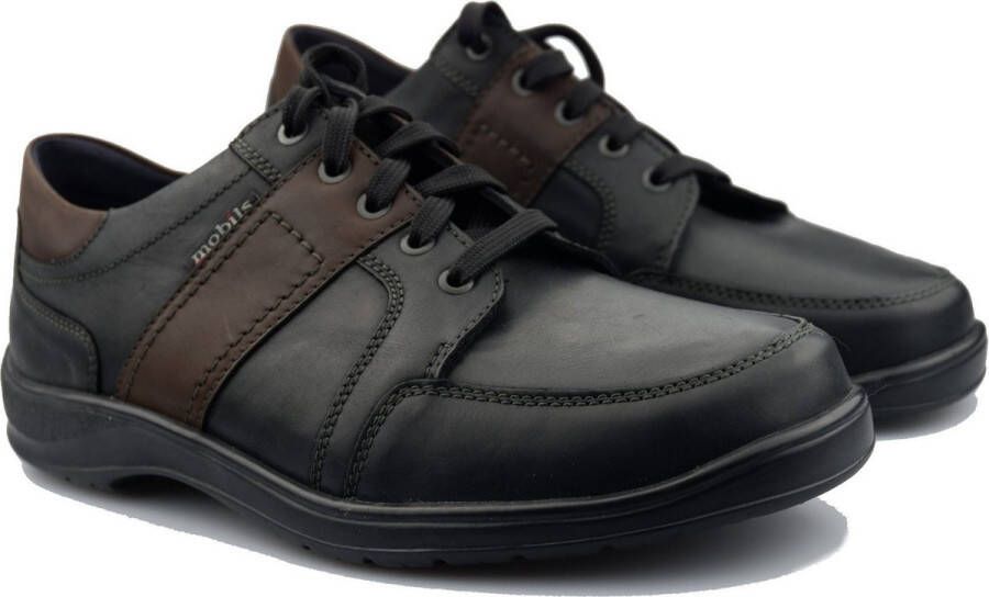 Mephisto Edward Veterschoen Brede Pasvorm Black Heren