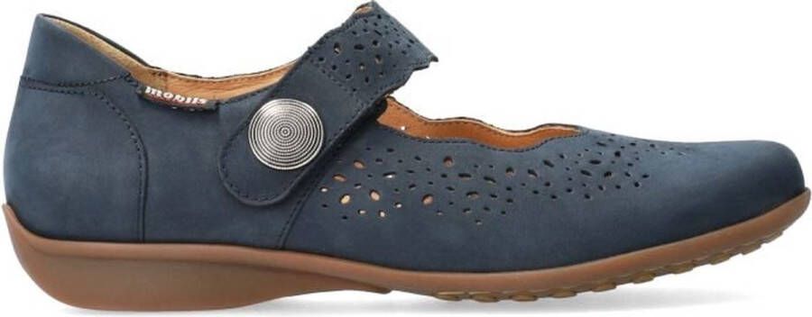 Mephisto Ergonomische Ballerina Blauw Blue Dames