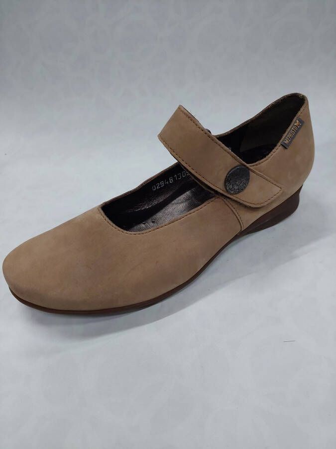 Mephisto FELINE ballerina met klittenband beige