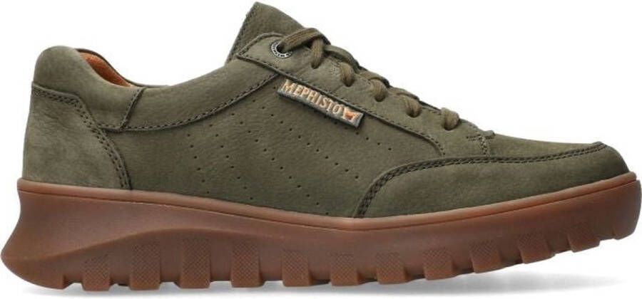 Mephisto Trendy Flynn Sneaker met Ongeëvenaard Comfort Green Heren