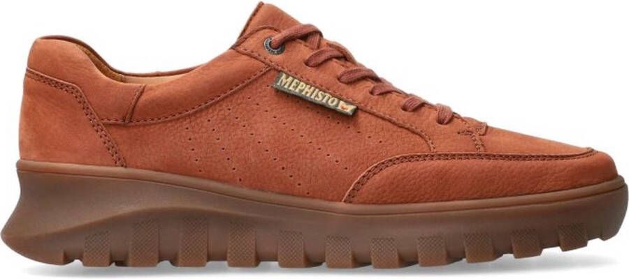 Mephisto Trendy Flynn Sneaker met Ongeëvenaard Comfort Red Heren