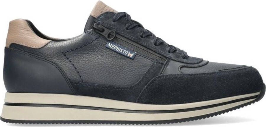 Mephisto Gilford heren sneaker blauw