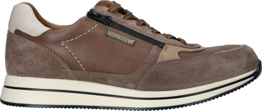 Mephisto Heren Veterschoenen Gilford Warm Grey Beige