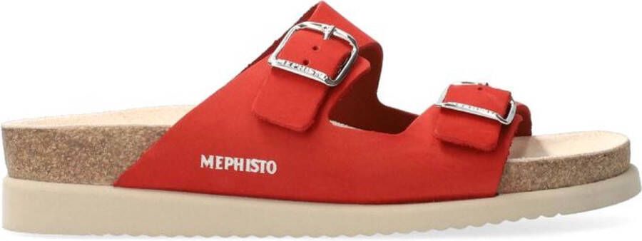 Mephisto Stijlvolle Harmony Sandaal voor Vrouwen Red Dames