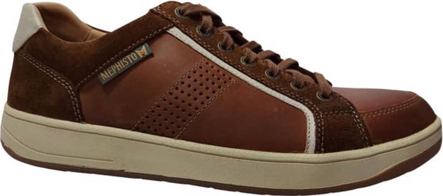 Mephisto HARRISON GRIZZLY Volwassenen Heren sneakersVrije tijdsschoenen Cognac