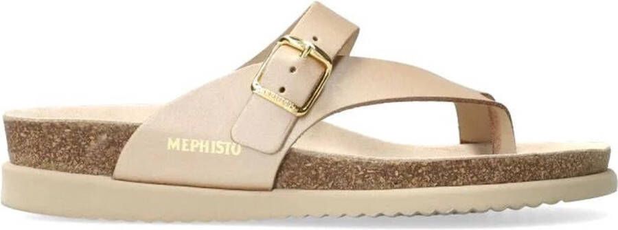 Mephisto Comfortabele Helen Damessandaal Beige Dames