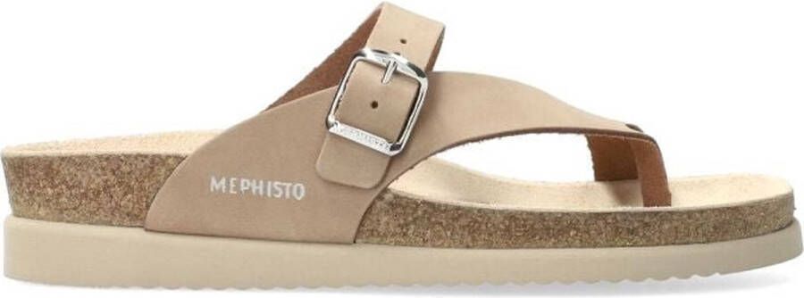 Mephisto Comfortabele Helen damessandaal Beige Dames