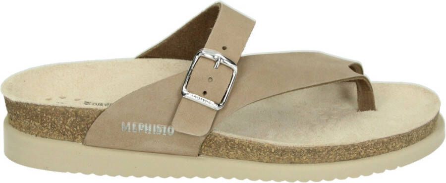 Mephisto HELEN SANDALBUCK Volwassenen Dames slippers Kleur Wit beige