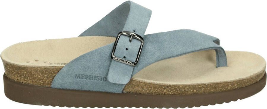 Mephisto HELEN SANDALVEL Dames slippers Blauw