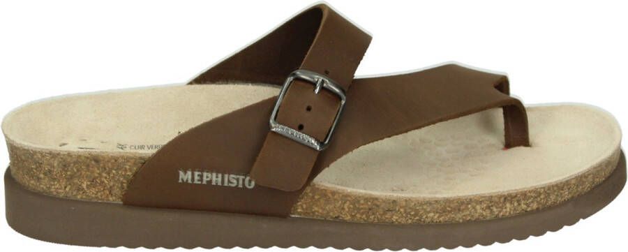 Mephisto HELEN SCRATCH Volwassenen Dames slippers Kleur: Bruin